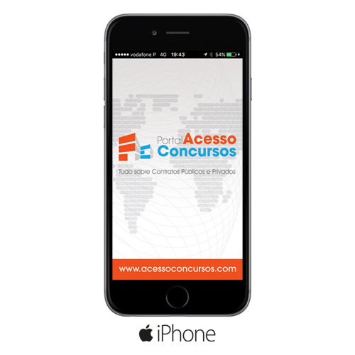 App iPhone – Portal Acesso Concursos