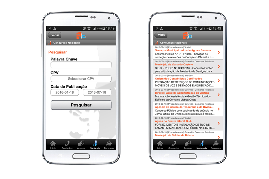 App Android – Portal Acesso Concursos