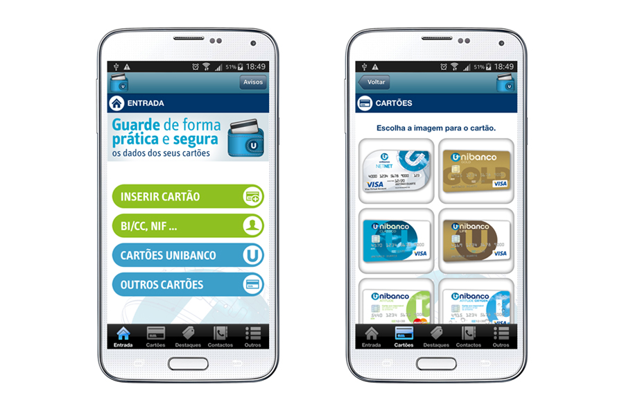 App Android – Unibanco Wallet