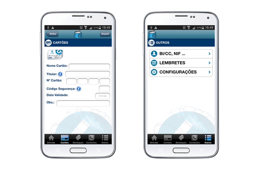 App Android – Unibanco Wallet