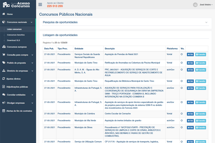 Access Tenders Portal - Version 2