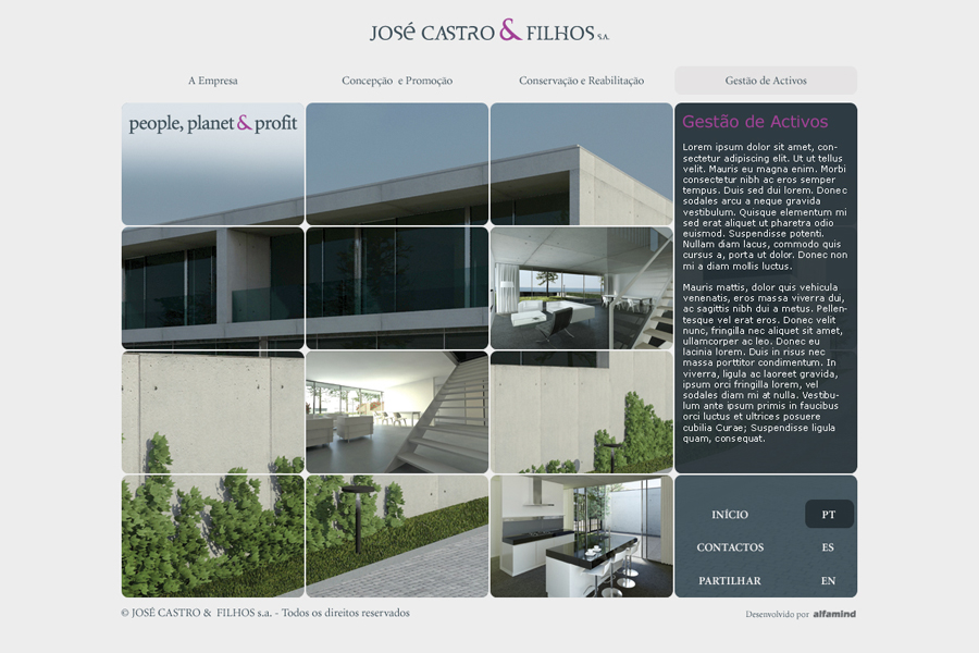 José Castro & Filhos Website