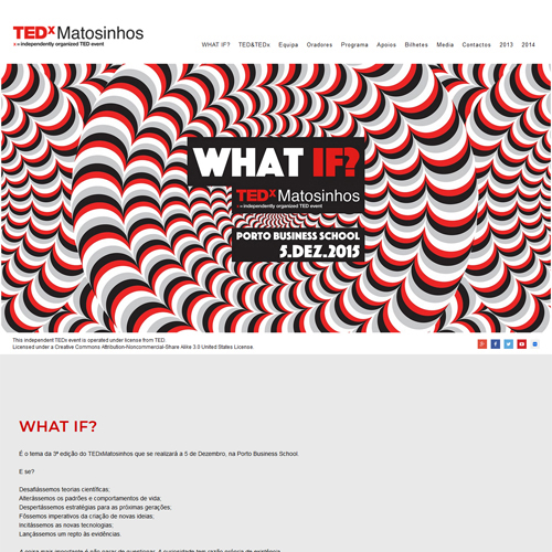 TEDx Matosinhos – Edição de 2015