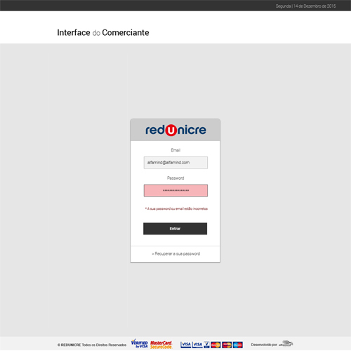 Payment Gateway Redunicre – Merchant Interface