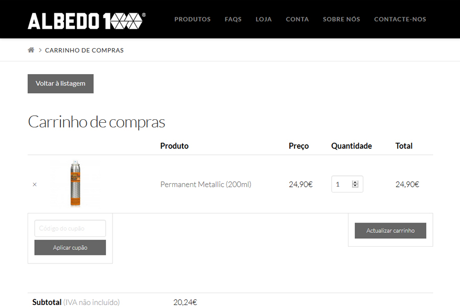 ALBEDO 100 - Online Store