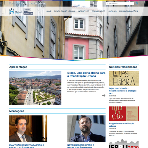 Braga City Council's Urban Regeneration Portal