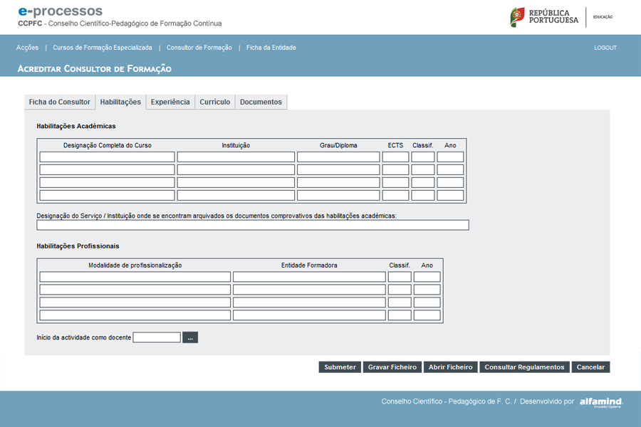 E-processes platform