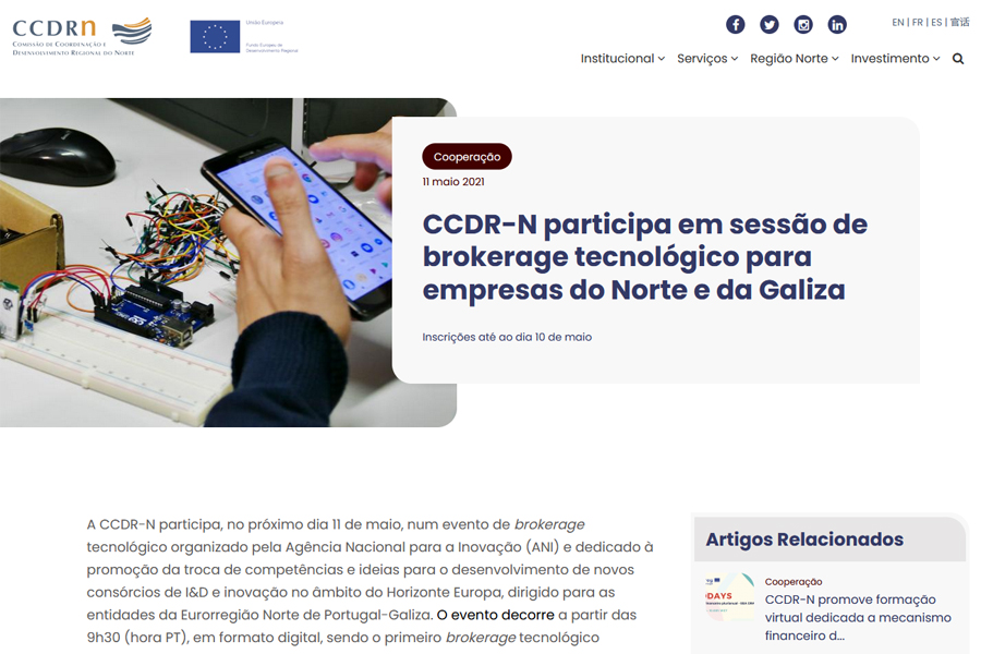 New CCDR-N institutional portal