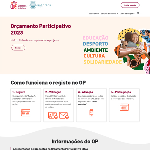 3ª edição do Orçamento Participativo de Barcelos