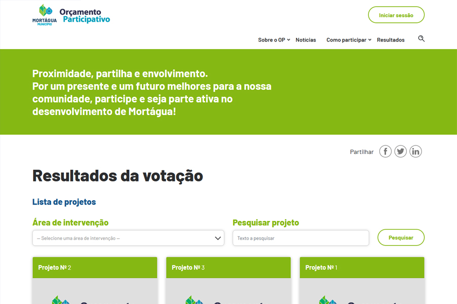 1ª edição do Orçamento Participativo de Mortágua