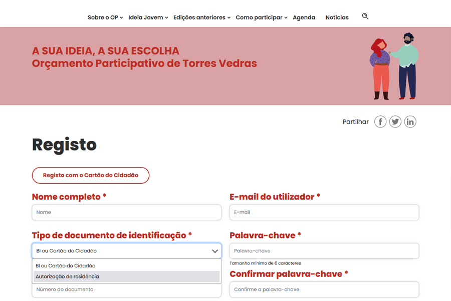 8ª edição do Orçamento Participativo de Torres Vedras