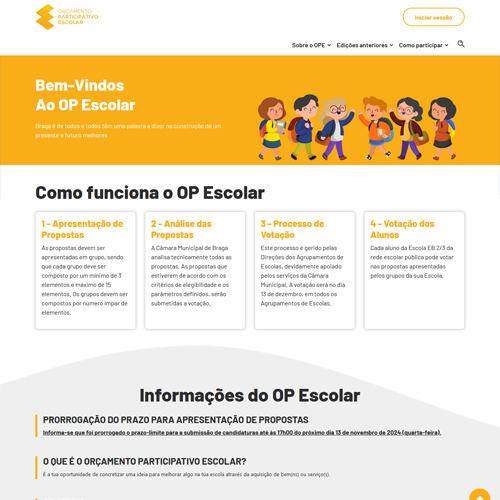 3ª edição do Orçamento Participativo Escolar