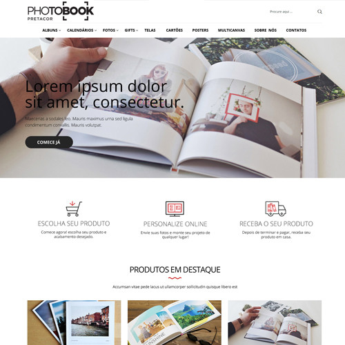 Website PHOTOBOOK PRETACOR