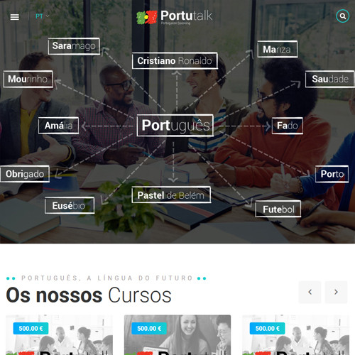 Website Institucional PORTUTALK