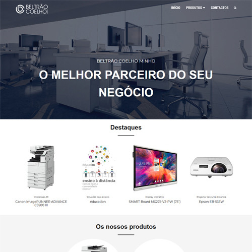 Website Beltrão Coelho Minho