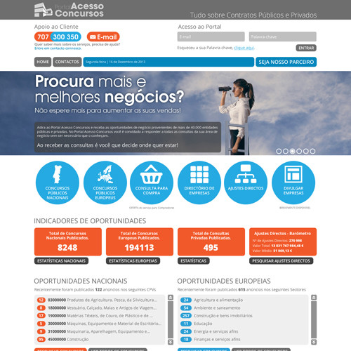 Portal Acesso Concursos – Primeira versão